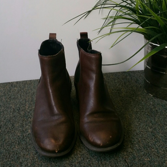 Nine West Size 6M Leather Chelsea Ankle Boots - Picture 3 of 7